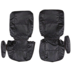 2008-2014 Toyota Sequoia Custom Real Leather Seat Covers (Rear) - lseat