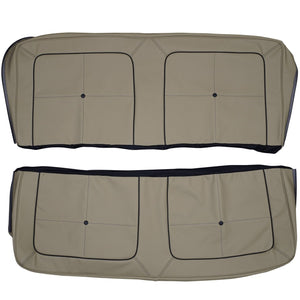 1969 AMC Rebel Custom Real Leather Seat Covers (Rear) - lseat2