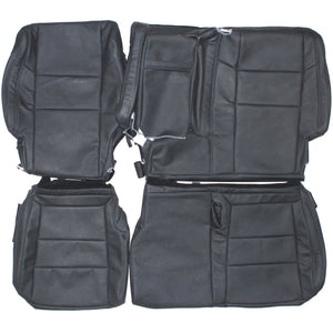 2011-2014 Jeep Cherokee Laredo Custom Real Leather Seat Covers (Rear) - lseat