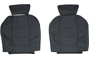 2001-2003 Ford F-150 SuperCrew 60/40 Custom Real Leather Seat Covers (Front) - lseat2