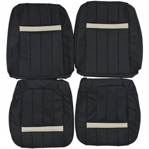 1977 AMC Gremlin Custom Real Leather Seat Covers (Front) - lseat
