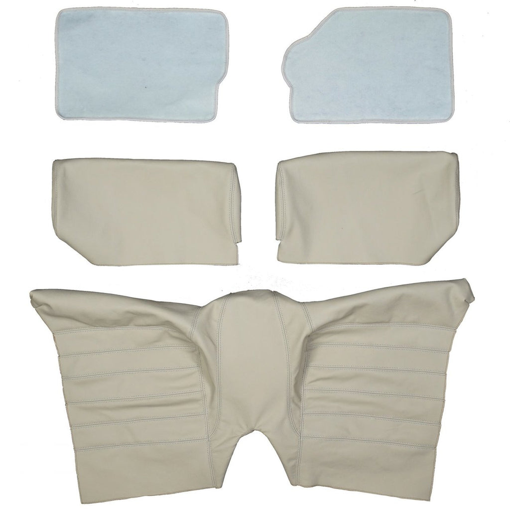1989-1991 Porsche 944 S2 Convertible Custom Real Leather Seat Covers (Rear) - lseat2