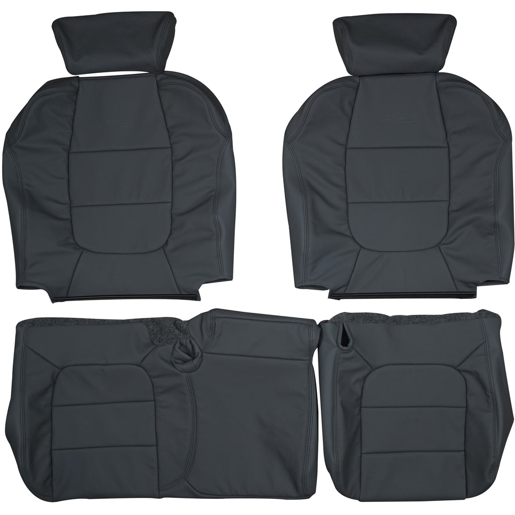 2001-2003 Ford F-150 SuperCrew 60/40 Custom Real Leather Seat Covers (Front) - lseat2