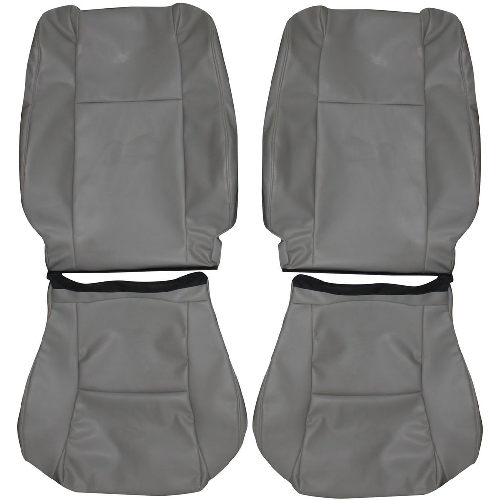 2005-2014 Toyota Tacoma Custom Real Leather Seat Covers (Front) - lseat