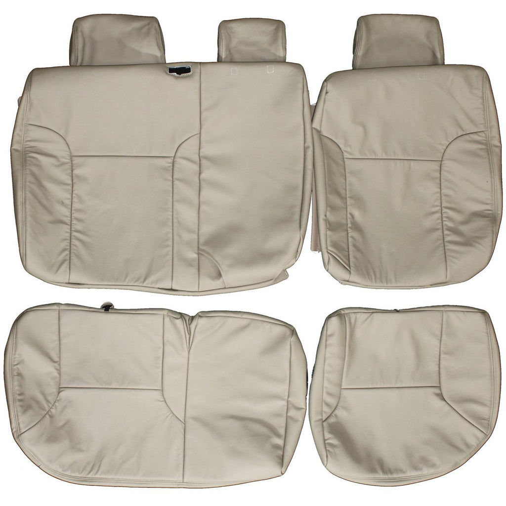 2005-2014 Toyota Tacoma Custom Real Leather Seat Covers (Rear) - lseat2