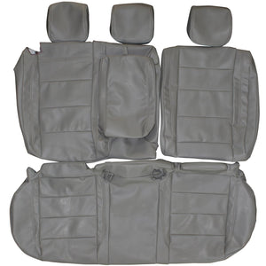 2006-2010 Volkswagen Jetta Custom Real Leather Seat Covers (Rear) - lseat