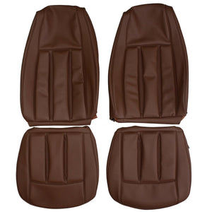 1970 Mercury Cougar XR-7 Custom Real Leather Seat Covers (Front) - lseat