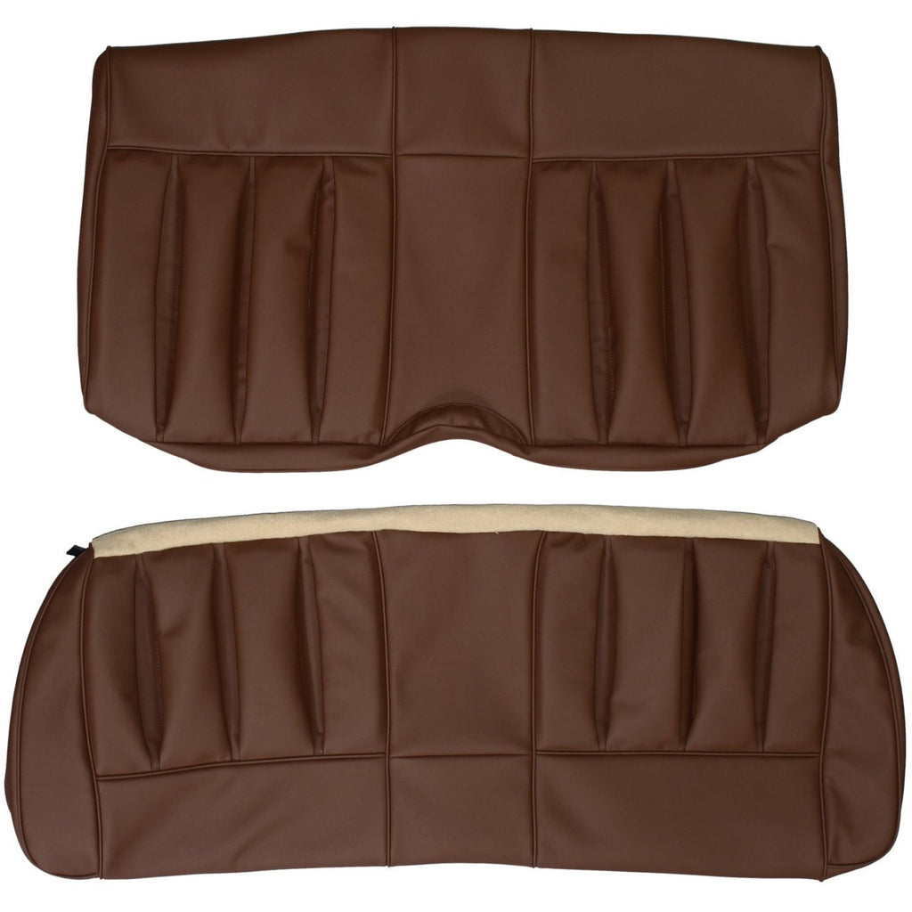 1970 Mercury Cougar XR-7 Custom Real Leather Seat Covers (Rear) - lseat