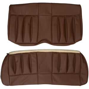 1970 Mercury Cougar XR-7 Custom Real Leather Seat Covers (Rear) - lseat