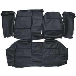 1998-2004 BMW E46 Coupe Sport Custom Real Leather Seat Covers (Rear) - lseat