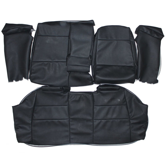 1998-2004 BMW E46 Coupe Sport Custom Real Leather Seat Covers (Rear)