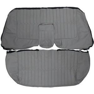 1959 Cadillac DeVille Custom Real Leather Seat Covers (Rear) - lseat
