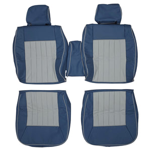 1981-1991 Mercedes Benz W126 380 420 SE SEL Custom Real Leather Seat Covers (Front) - lseat2