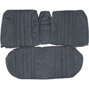 1981-1988 BMW 5-Series Sedan Custom Real Leather Seat Covers (Rear) - lseat
