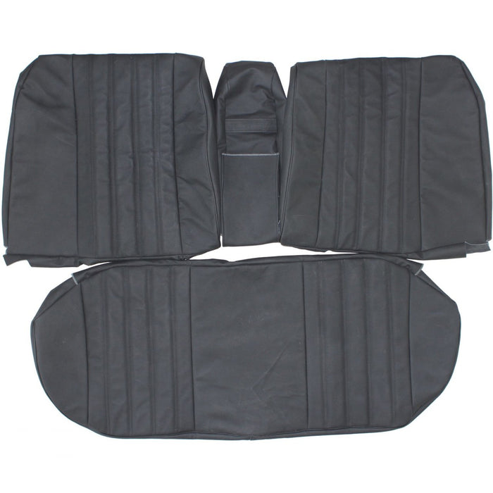 1981-1988 BMW 5-Series Sedan Custom Real Leather Seat Covers (Rear)