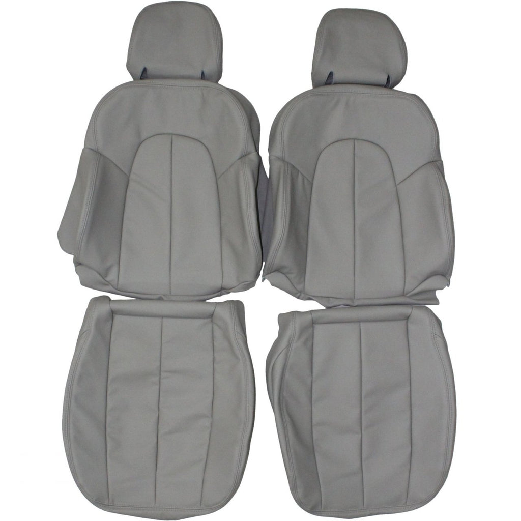 1996-2003 Mercedes CLK430 Coupe Custom Real Leather Seat Covers (Front) - lseat2