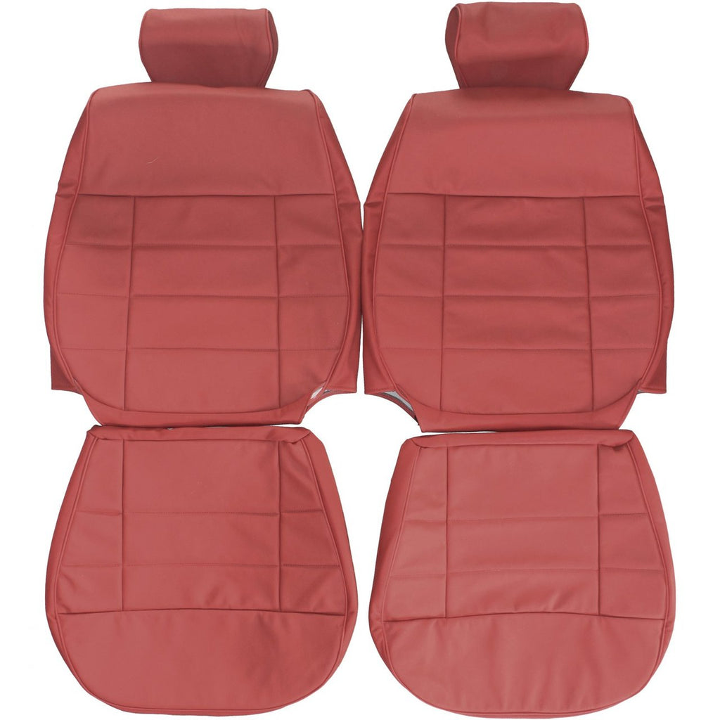 1984-1986 Mustang Convertible Custom Real Leather Seat Covers (Front) - lseat