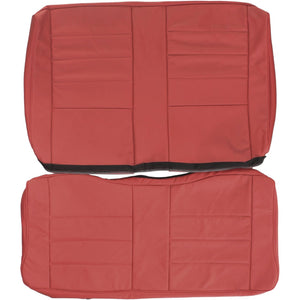 1984-1986 Mustang Convertible Custom Real Leather Seat Covers (Rear) - lseat
