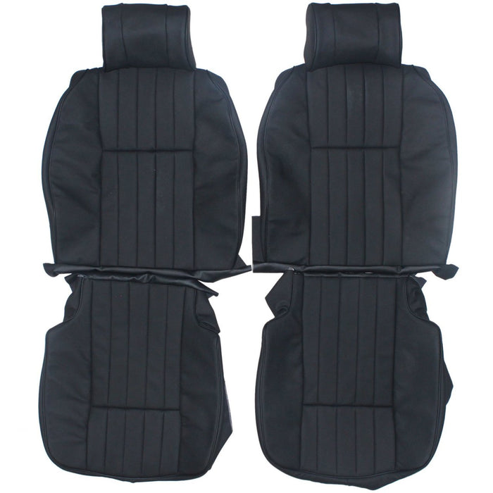 1975-1978 Jaguar XJ6-C Coupe Custom Real Leather Seat Covers (Front)