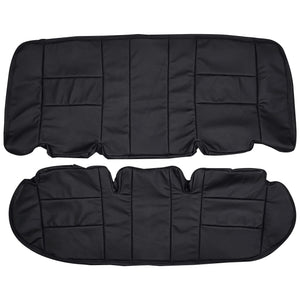 2003-2011 Ford Crown Victoria Police Interceptor Custom Real Leather Seat Covers (Rear) - lseat2