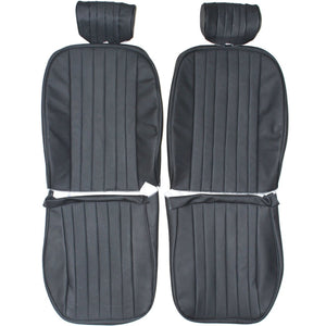 1967-1974 Jaguar XKE Roadster Custom Real Leather Seat Covers (Front) - lseat