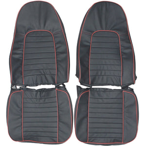 1970 AMC AMX Custom Real Leather Seat Covers (Front) - lseat