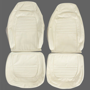 1970 Plymouth Barracuda Custom Real Leather Seat Covers (Front) - lseat