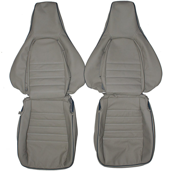 1984-1989 Porsche 911 Carrera Custom Real Leather Seat Covers (Front)