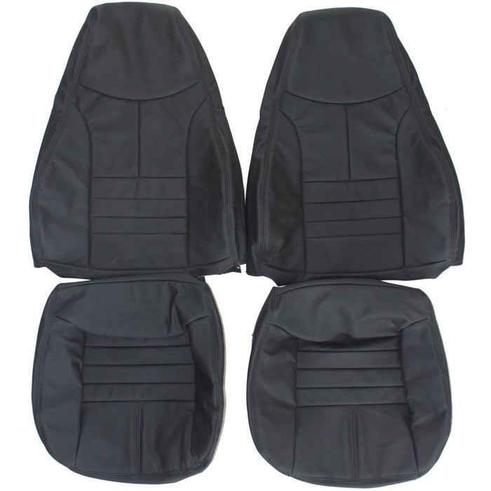 1993-1996 Chevrolet Camaro Custom Real Leather Seat Covers (Front)