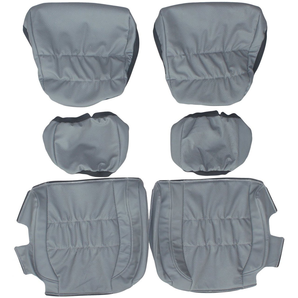 1998-2004 Porsche 911 996 Custom Real Leather Seat Covers (Rear) - lseat2