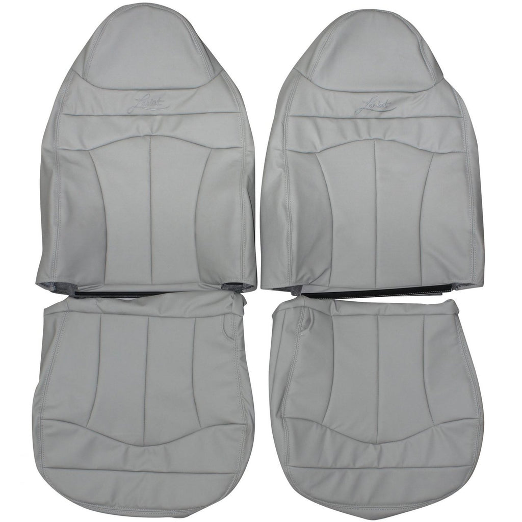 1999-2001 Ford F150 Lariat Custom Real Leather Seat Covers (Front) - lseat