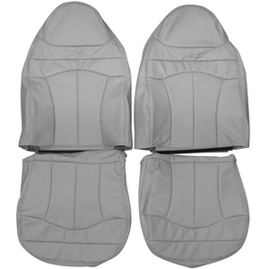 1999-2001 Ford F150 Lariat Custom Real Leather Seat Covers (Front) - lseat