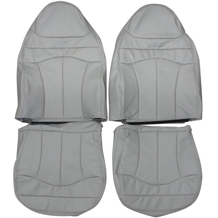 1999-2001 Ford F150 Lariat Custom Real Leather Seat Covers (Front)