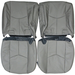 2003-2006 Chevrolet Suburban Custom Real Leather Seat Covers (Rear) - lseat