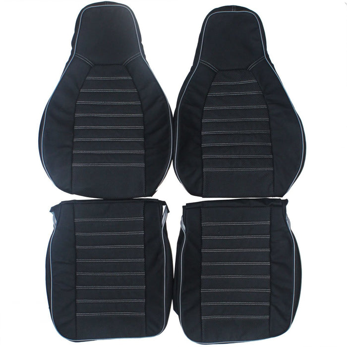 1976-1984 Porsche 924 Custom Real Leather Seat Covers (Front)
