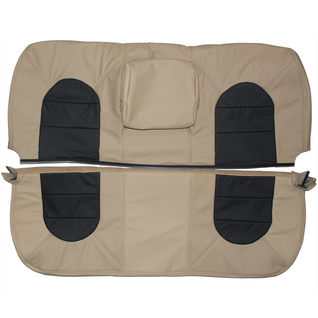 1999 Ford F250 F350 Lariat Custom Real Leather Seat Covers (Rear) - lseat