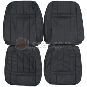 1969 Mercury Cougar XR-7 Custom Real Leather Seat Covers (Front) - lseat2