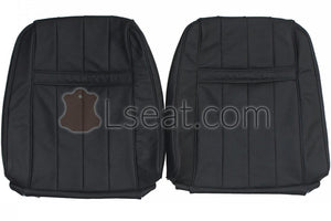1969 Mercury Cougar XR-7 Custom Real Leather Seat Covers (Front) - lseat2