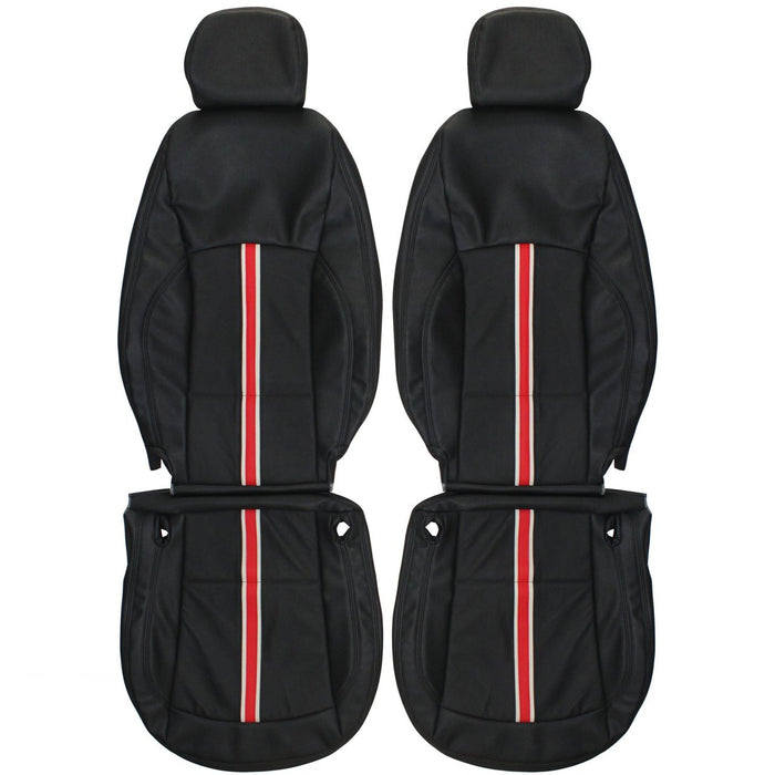 2004-2008 BMW Z4 Roadster E85 Custom Real Leather Seat Covers (Front)