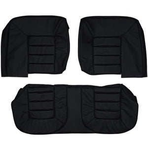 1967-1974 Volvo 142e Custom Real Leather Seat Covers (Rear) - lseat2
