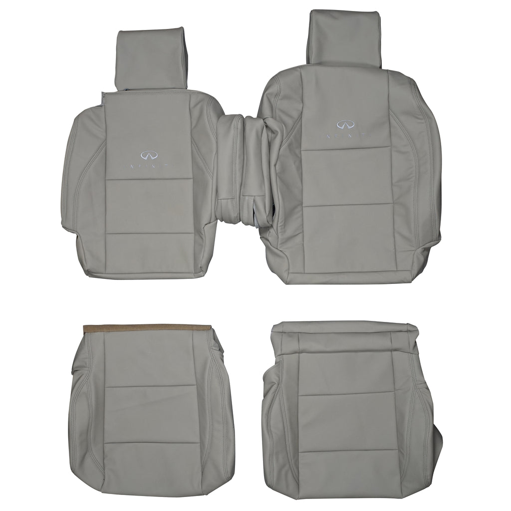 2004-2010 Infiniti QX56 Custom Real Leather Seat Covers (Front) - lseat2