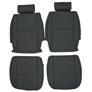 1980-1989 Toyota Land Cruiser J60 Custom Real Leather Seat Covers (Front) - lseat2