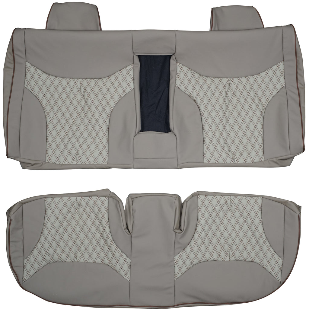 1991-1998 Mercedes Benz W140 S-Class Custom Real Leather Seat Covers (Rear) - lseat2