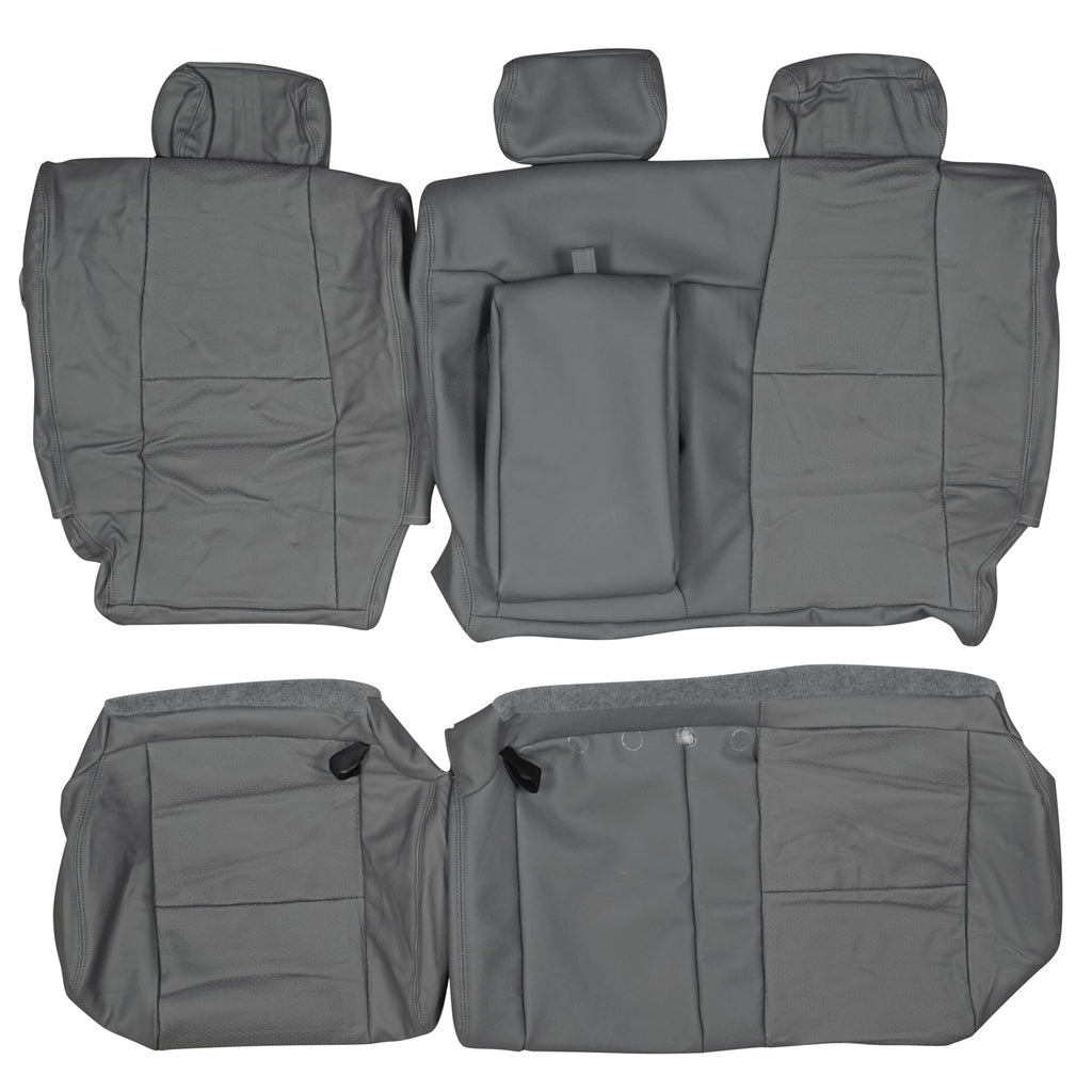 2003-2008 Honda Pilot Custom Real Leather Seat Covers (Rear) - lseat2