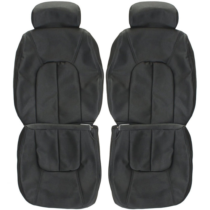 1996-2001 Oldsmobile Bravada Custom Real Leather Seat Covers (Front)