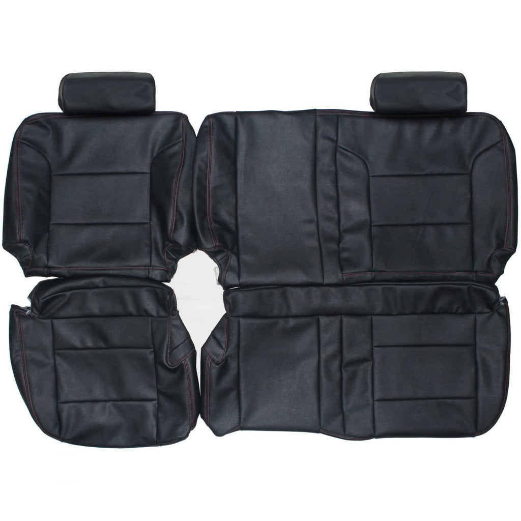 2013-2016 Chevrolet Silverado Custom Real Leather Seat Covers (Rear) - lseat