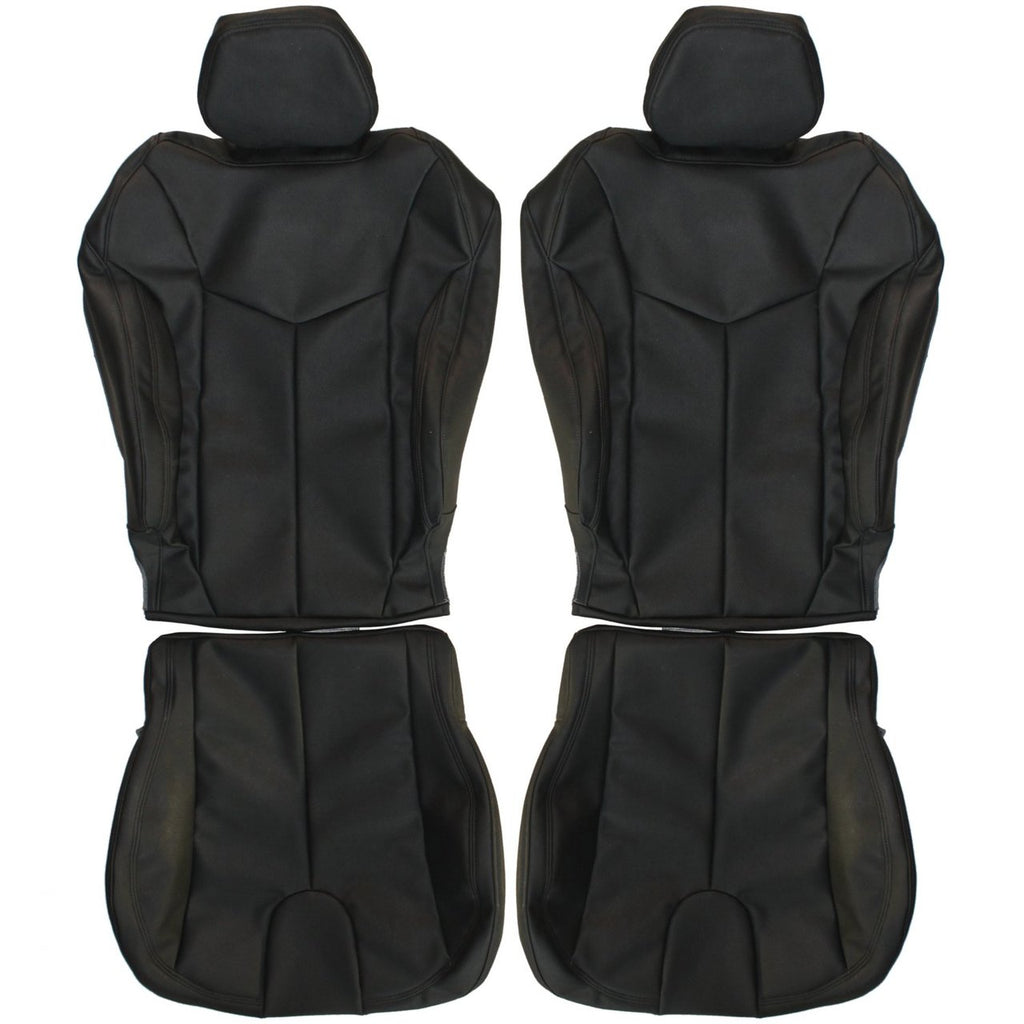 2011-2016 Hyundai Veloster Coupe Custom Real Leather Seat Covers (Front) - lseat