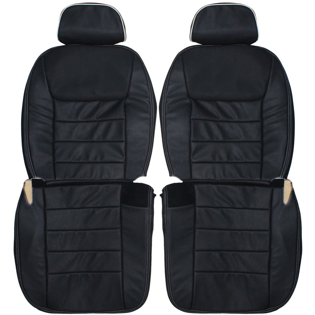 1998-2002 Lincoln Town Car Custom Real Leather Seat Covers (Front) - lseat