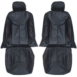 2013-2016 Jeep Wrangler JK Custom Real Leather Seat Covers (Front) - lseat2