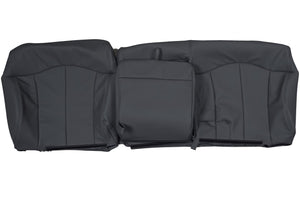 2000-2002 Chevrolet Suburban Custom Real Leather Seat Covers (Rear) - lseat2